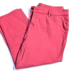 Chicos Crop Pant Coral Color Chicos Size 2.5